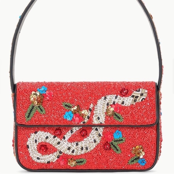 STAUD Handbags - NWT STAUD Tommy Beaded bag - Year of the Snake